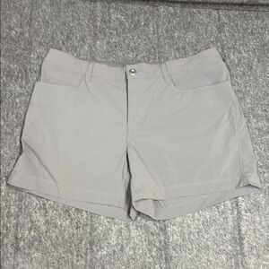 Patagonia Gray Bermudas Casual Cotton Blend Shorts